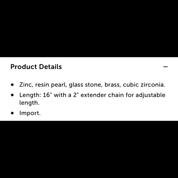 Leafy branches and pearl statement necklace - Picture 2 of 2